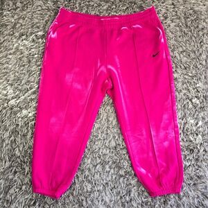 Nike Sportswear Womens 3X Pink Loose Fit Mid Rise Jogger Sweatpants DH1045-616